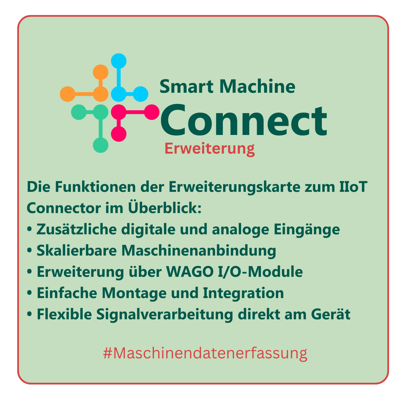 Erweiterungskarte für Smart Machine CONNECT
