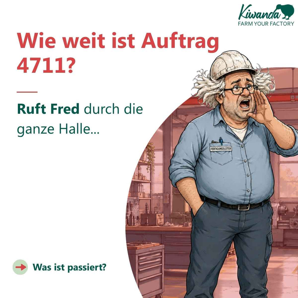 Wie weit ist Auftrag 4711?