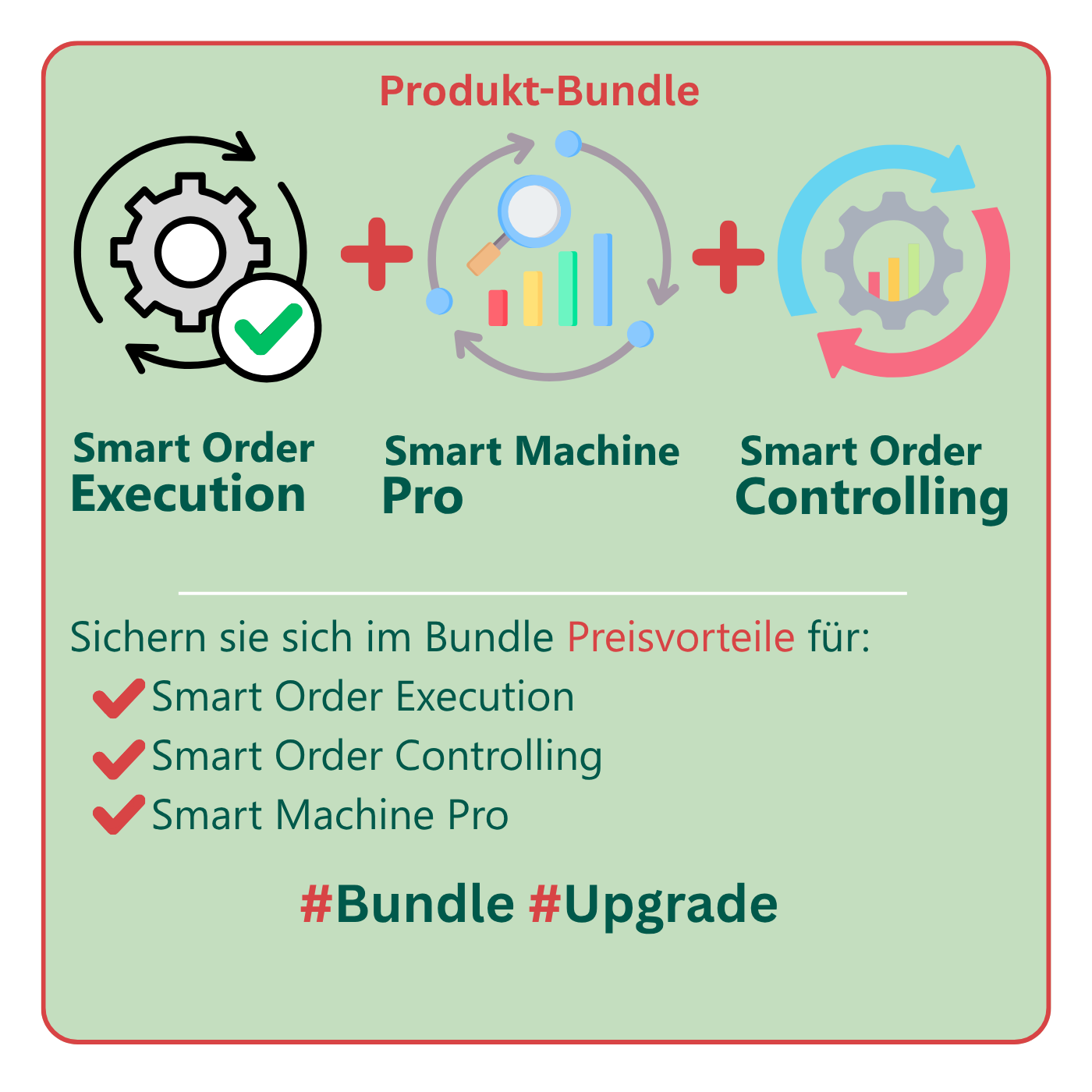Bundle: Smart Order Execution & Smart Machine Pro & Smart Order Controlling