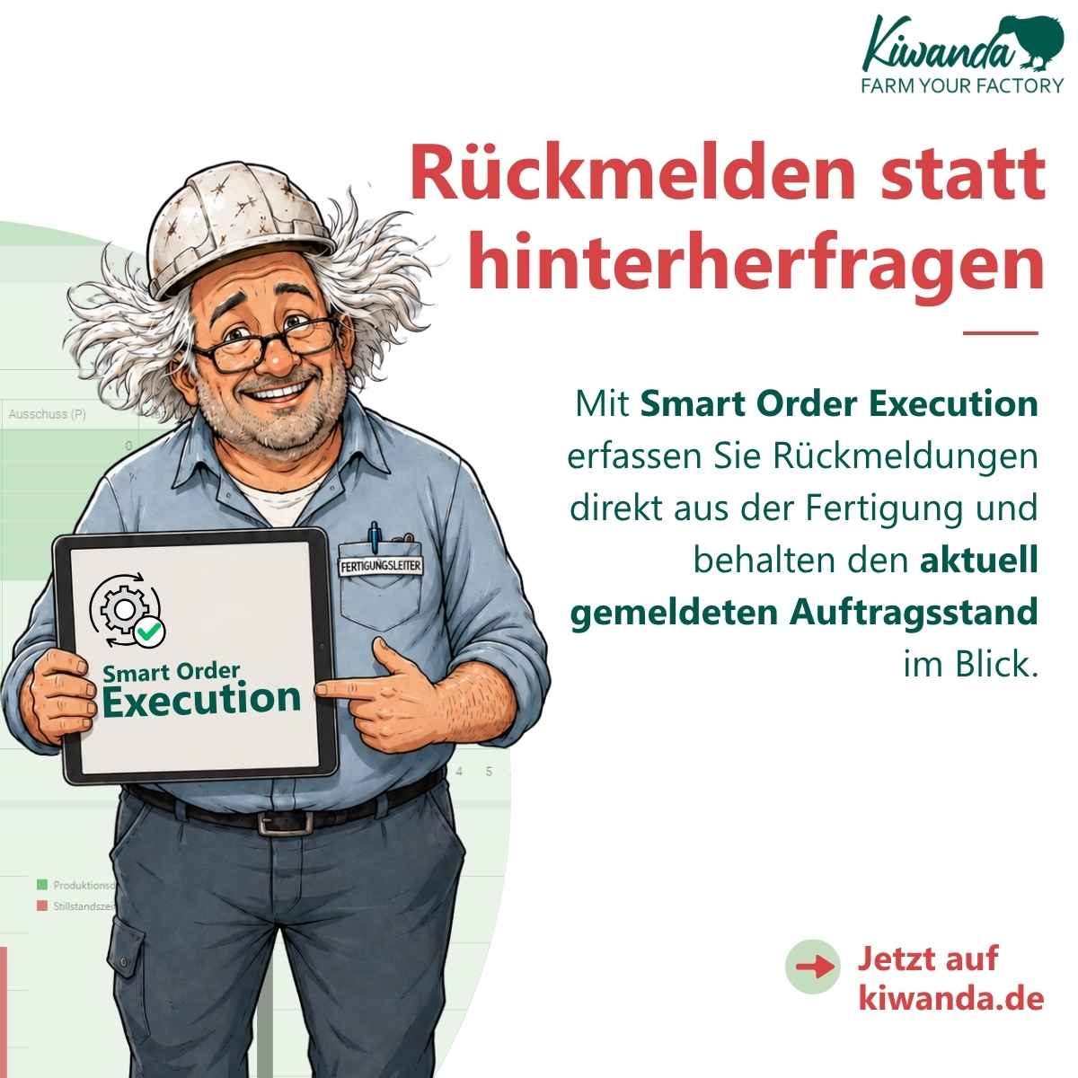 Wie weit ist Auftrag 4711?