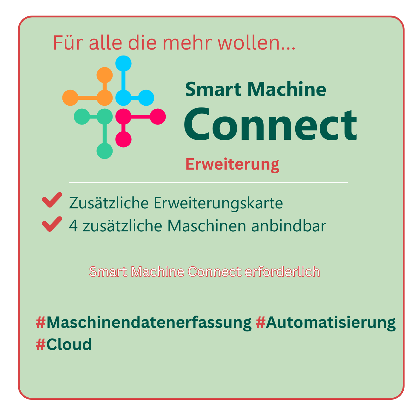 Erweiterungskarte für Smart Machine CONNECT